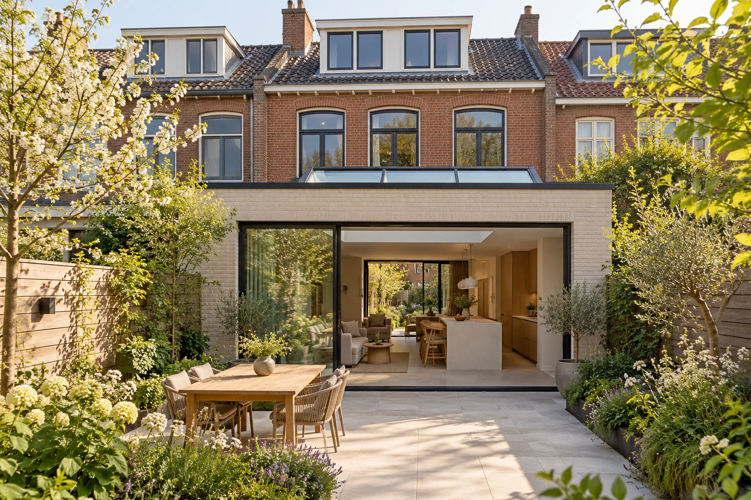 Een rustige materiaalcombinatie — ontwerpconcept